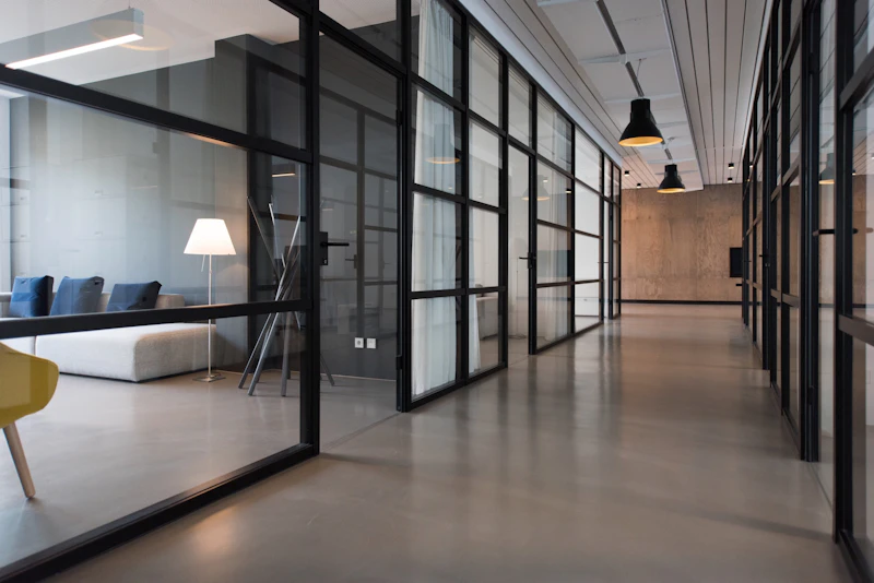 Office reception interior